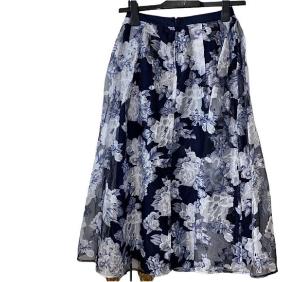 Nanette Lepore Girls Floral Print Skirt (Size L/14) - Picture 2 of 6